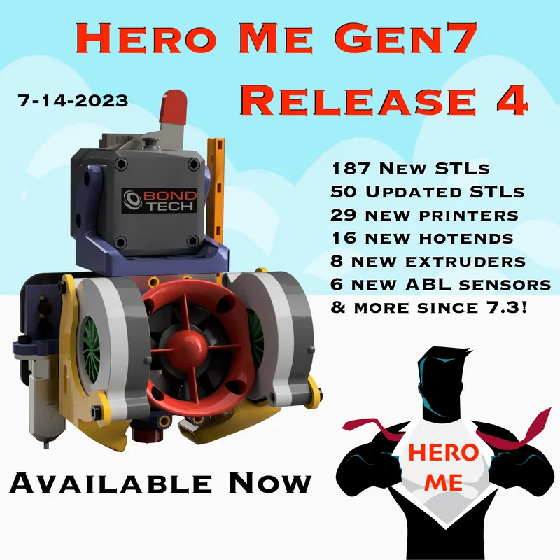 Hero Me Gen 7 Platform Release 4 by MediaMan3D, Download free STL model