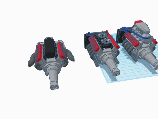 V8 engine