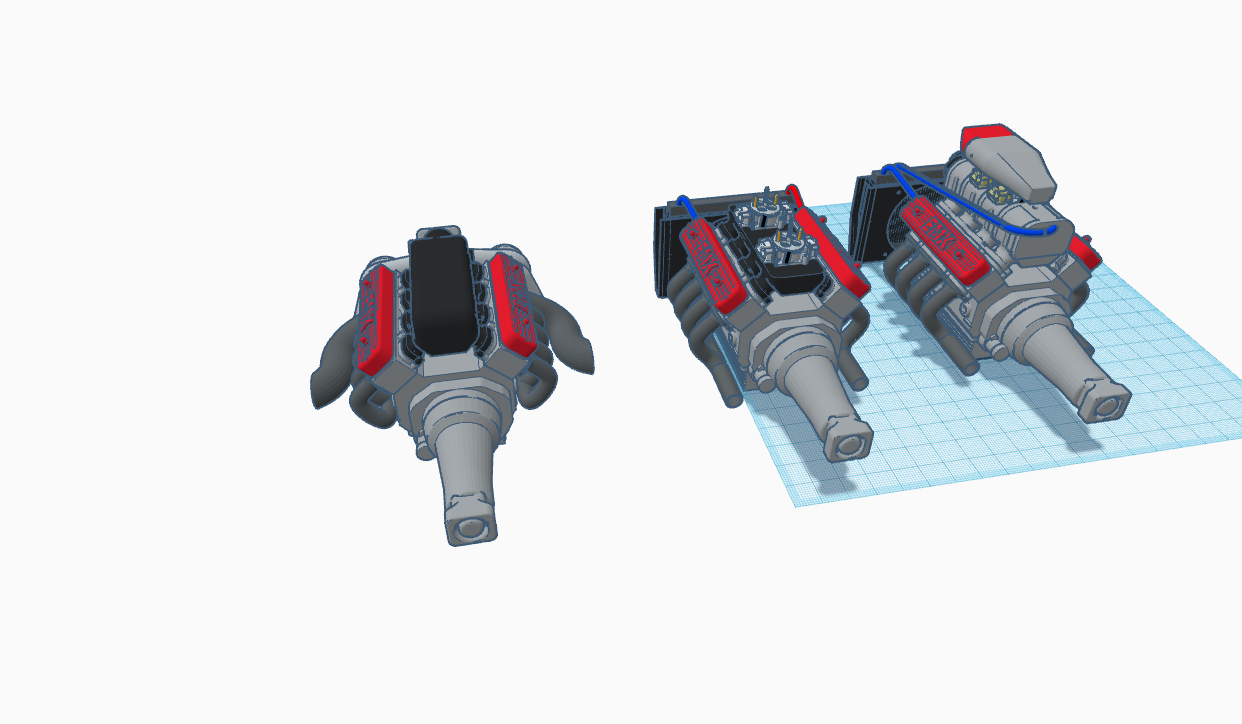 V8 engine