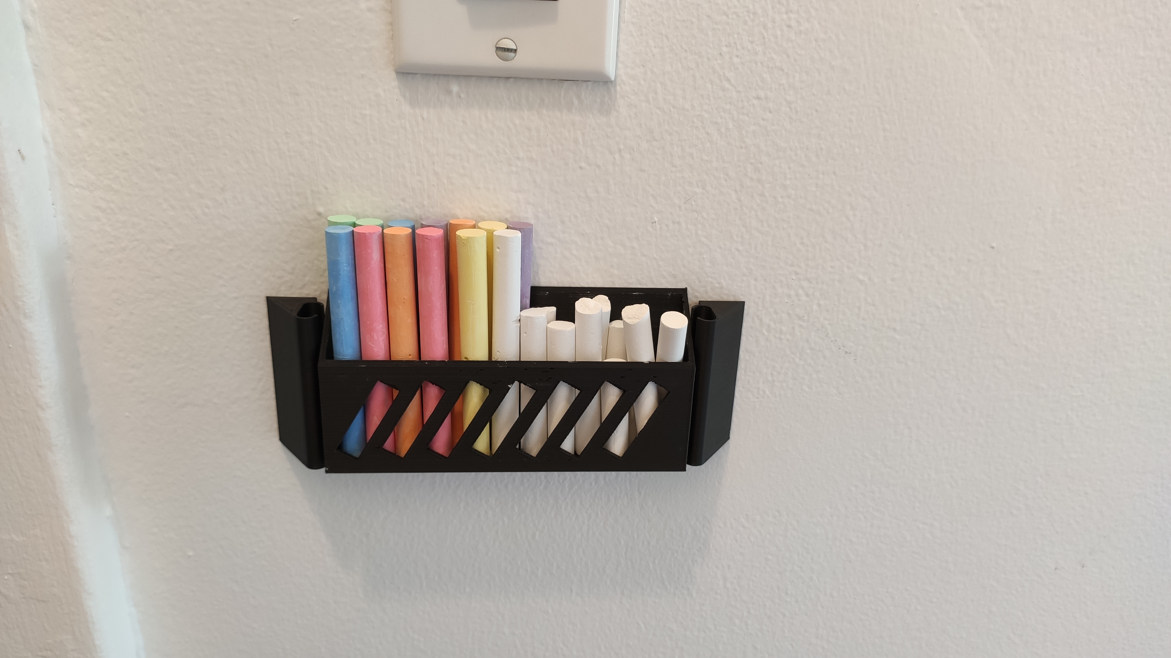 Wall chalk holder