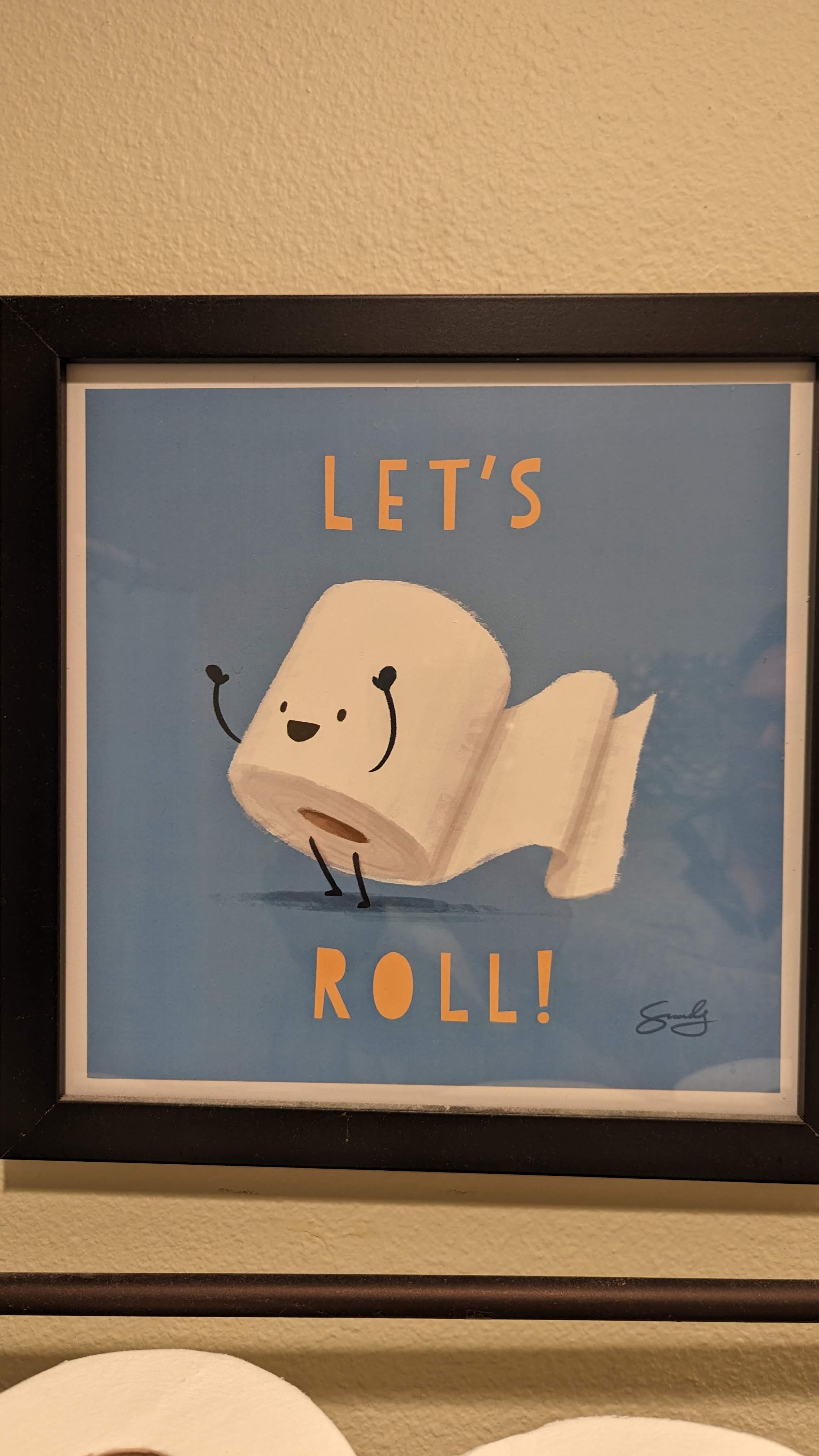 Toilet paper roll with trailing piece by thebrownwelsh Download free