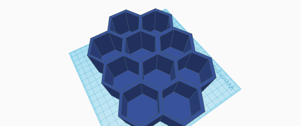 honey comb storage unit