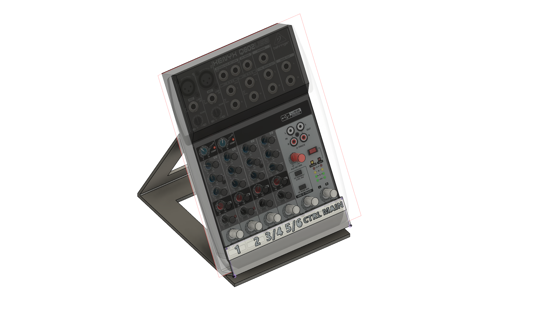 Stand for Behringer XENYX 802 by matthias | Download free STL