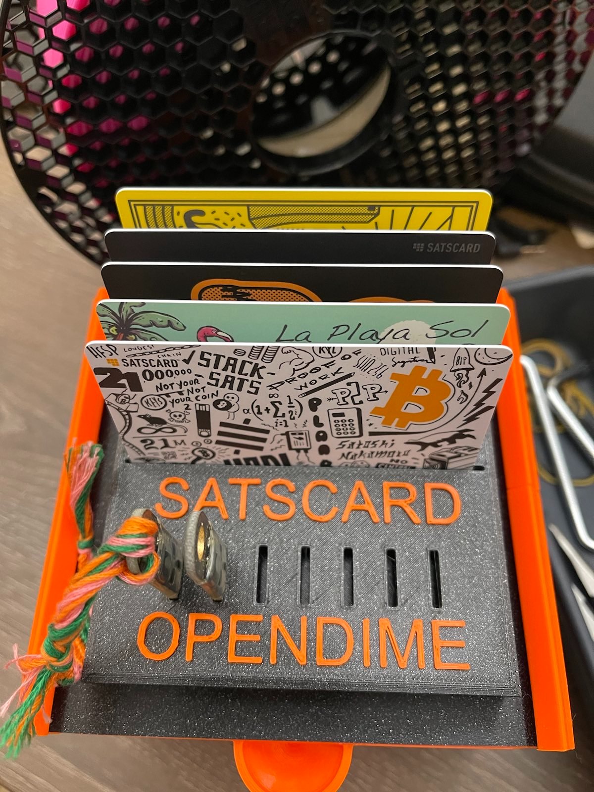 SATSCARD & OPENDIME organizer