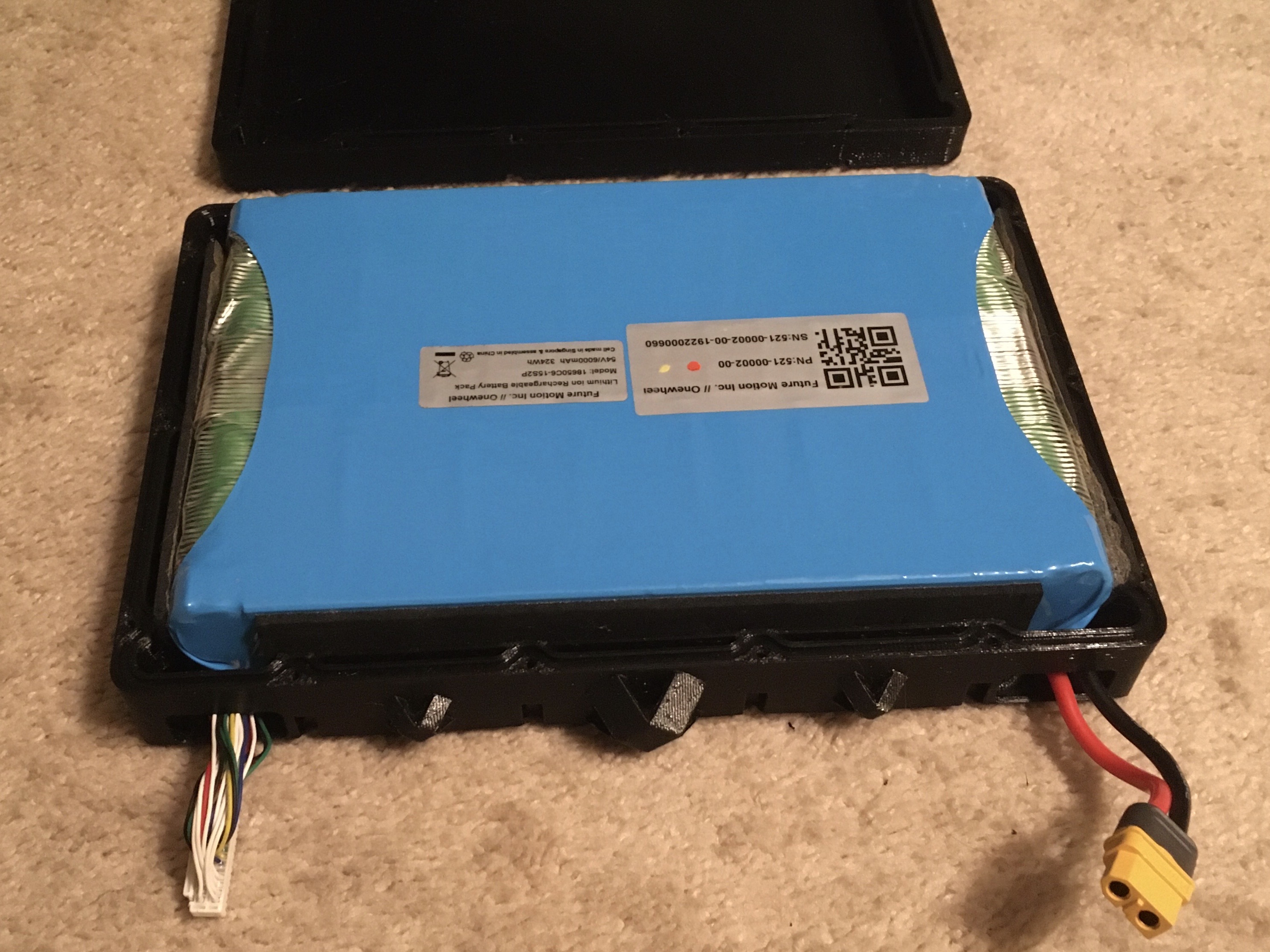 Auxilliary Battery Box for Stock Onewheel +XR Battery by Mike ...