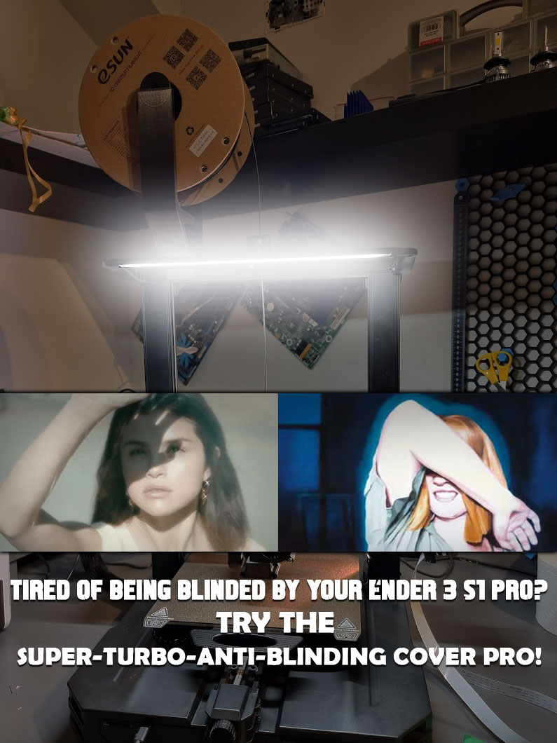 Ender 3 S1 Pro Anti-Blinding LED Cover