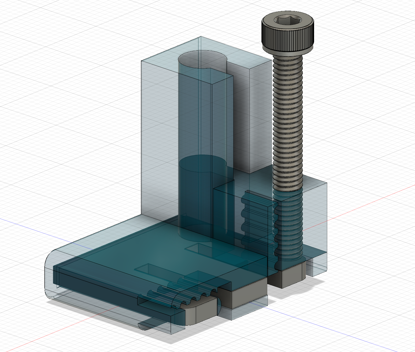 Kingroon KP3S v3 belt tensioner for x-axis