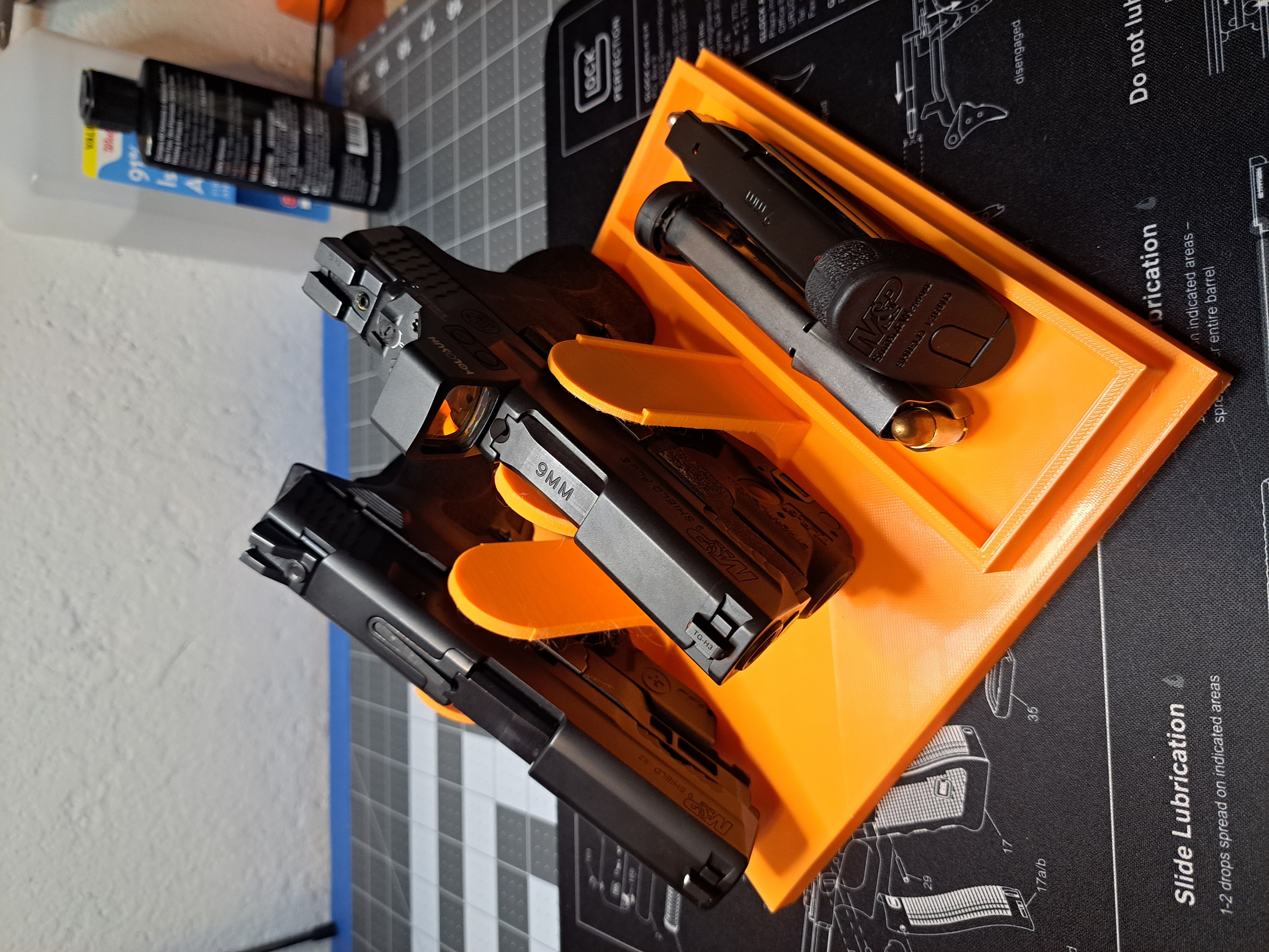 3 Pistol Gun Safe Stand - Single Stack