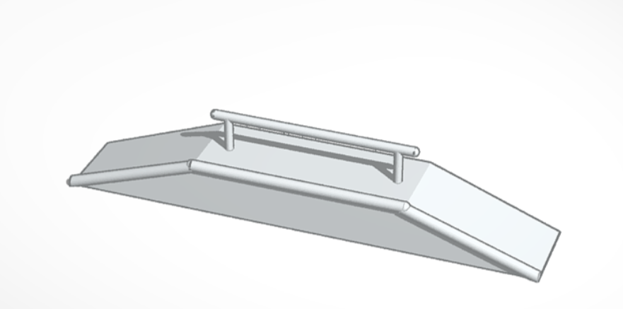 modulo finger board pirámide con barandilla