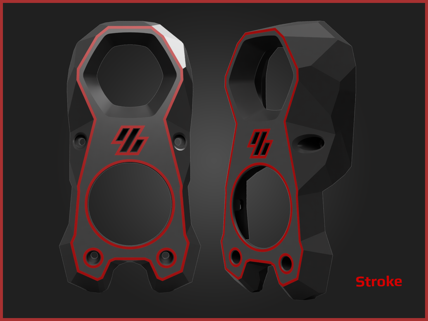 Remix of Stealthburner Cowling with stroke accents
