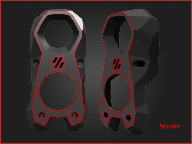 Remix of Stealthburner Cowling with stroke accents