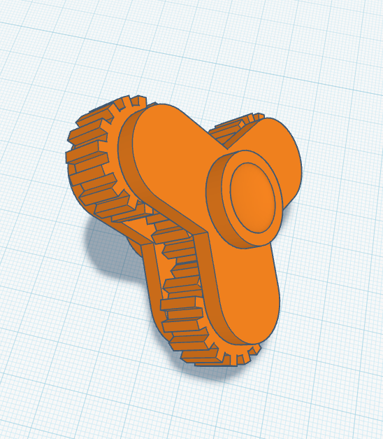 gear fidget spinner 3D model