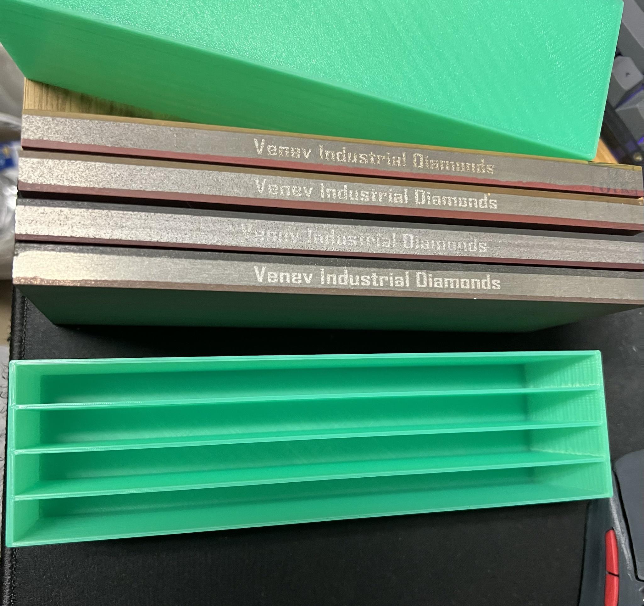 Venev 8x3" Sharpening stone storage box by Guts Download free STL