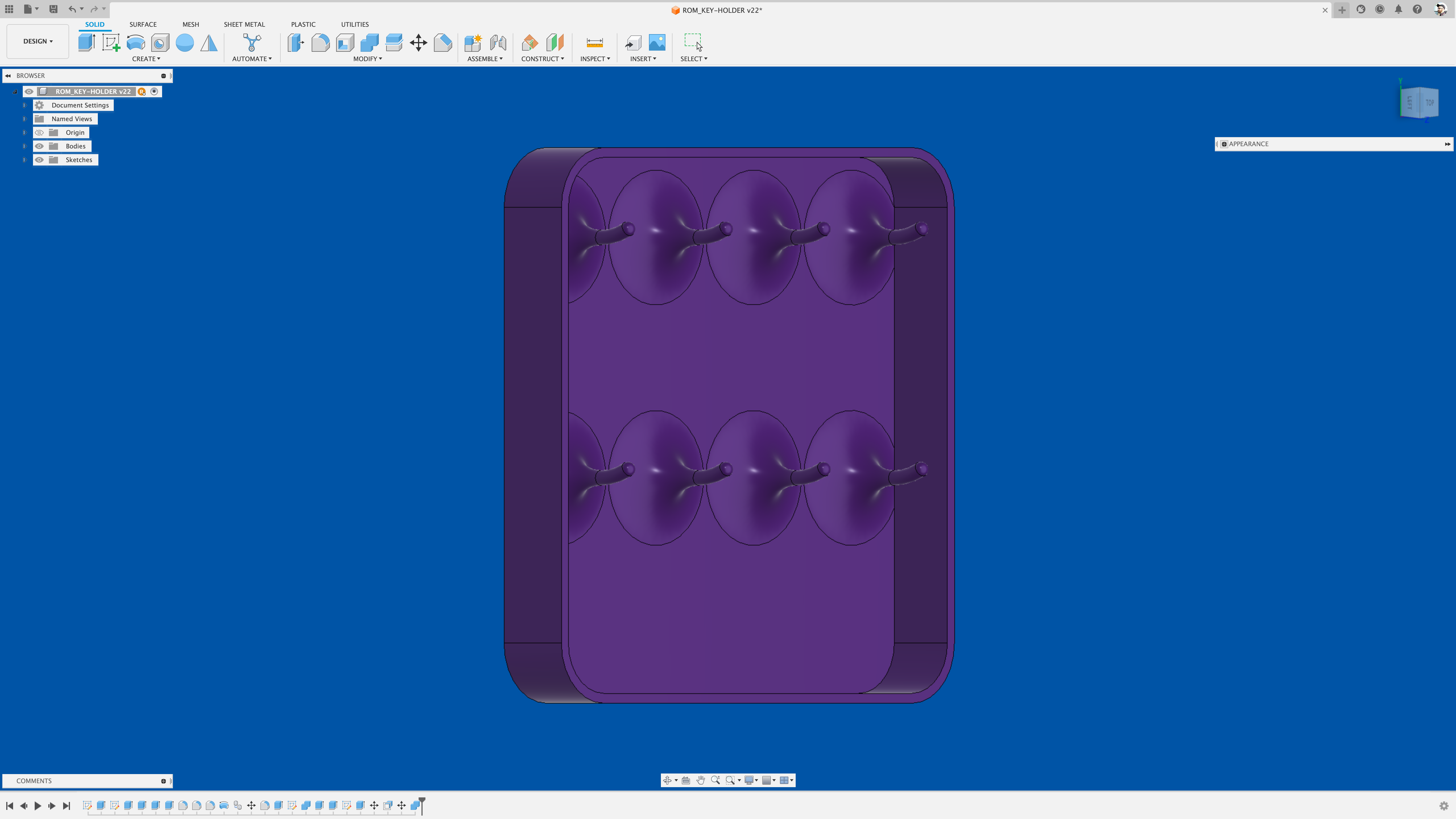Miniatura 6 do modelo 3D WALL KEY-HOLDER