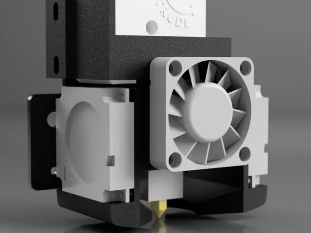 Kingroon KP3S v3 Titan Fan Duct and Mount