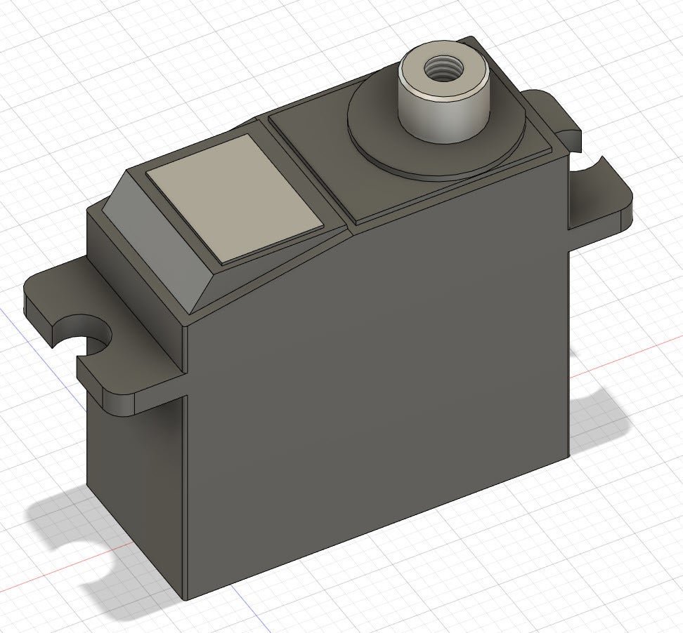 EMAX ES3054 17g Servo by SilverBullet126 Download free STL model