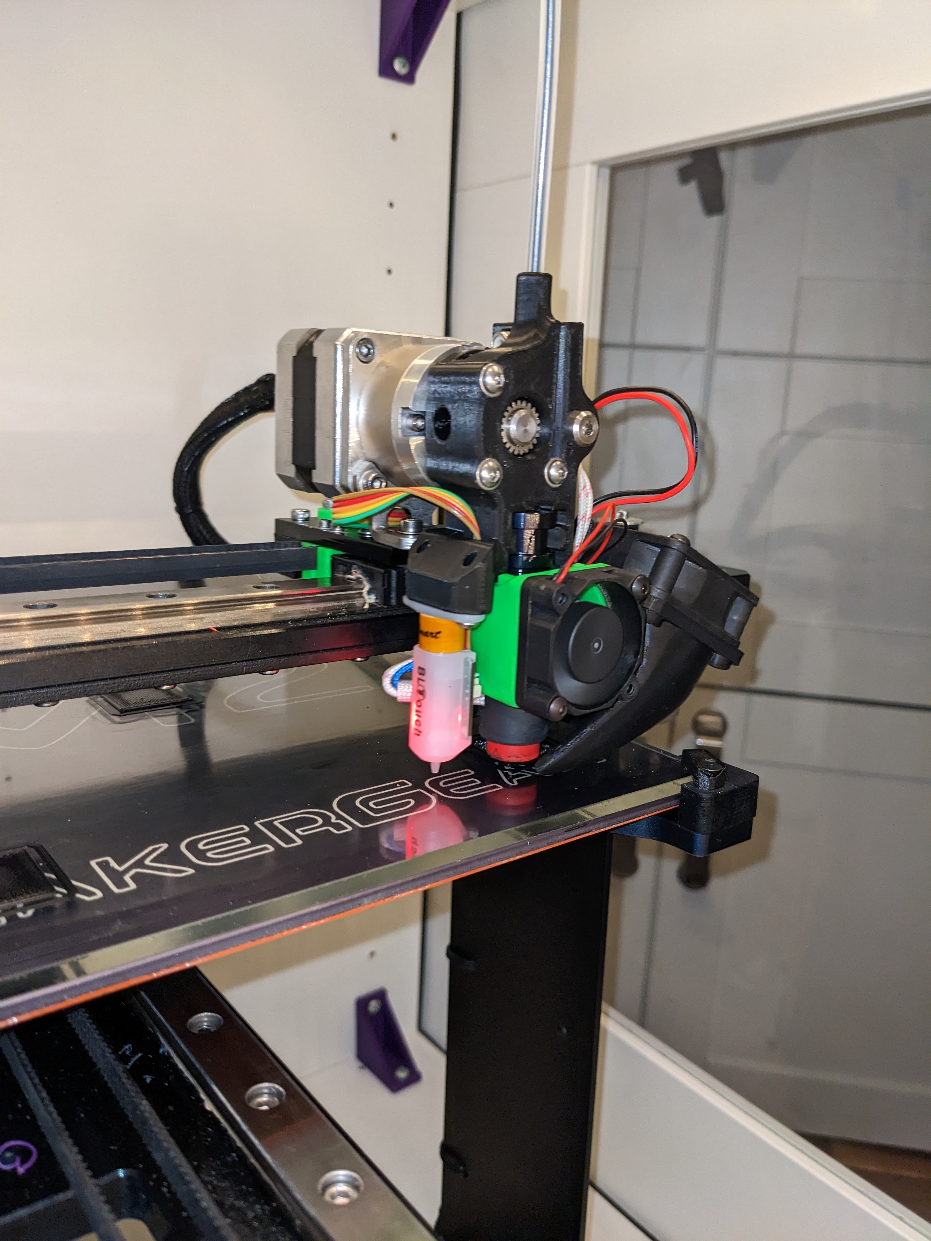 MakerGear M2 Extruder Mount for BLTouch E3Dv6/Revo Hotend