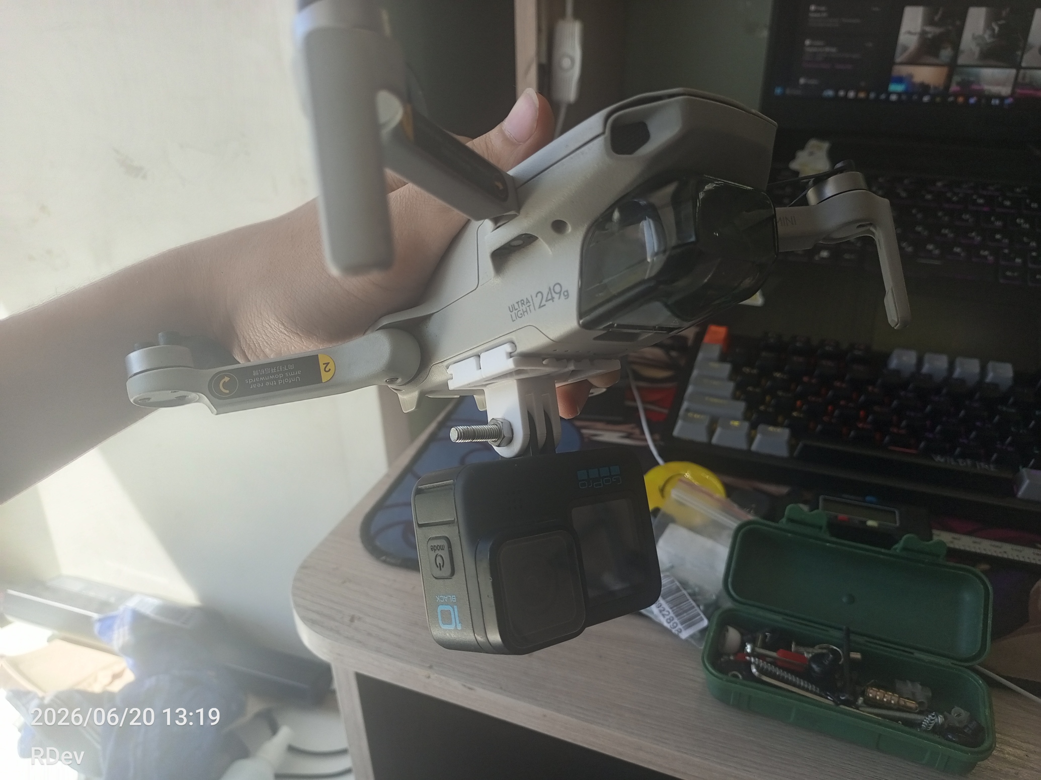DJI Mavic GoPro Mount