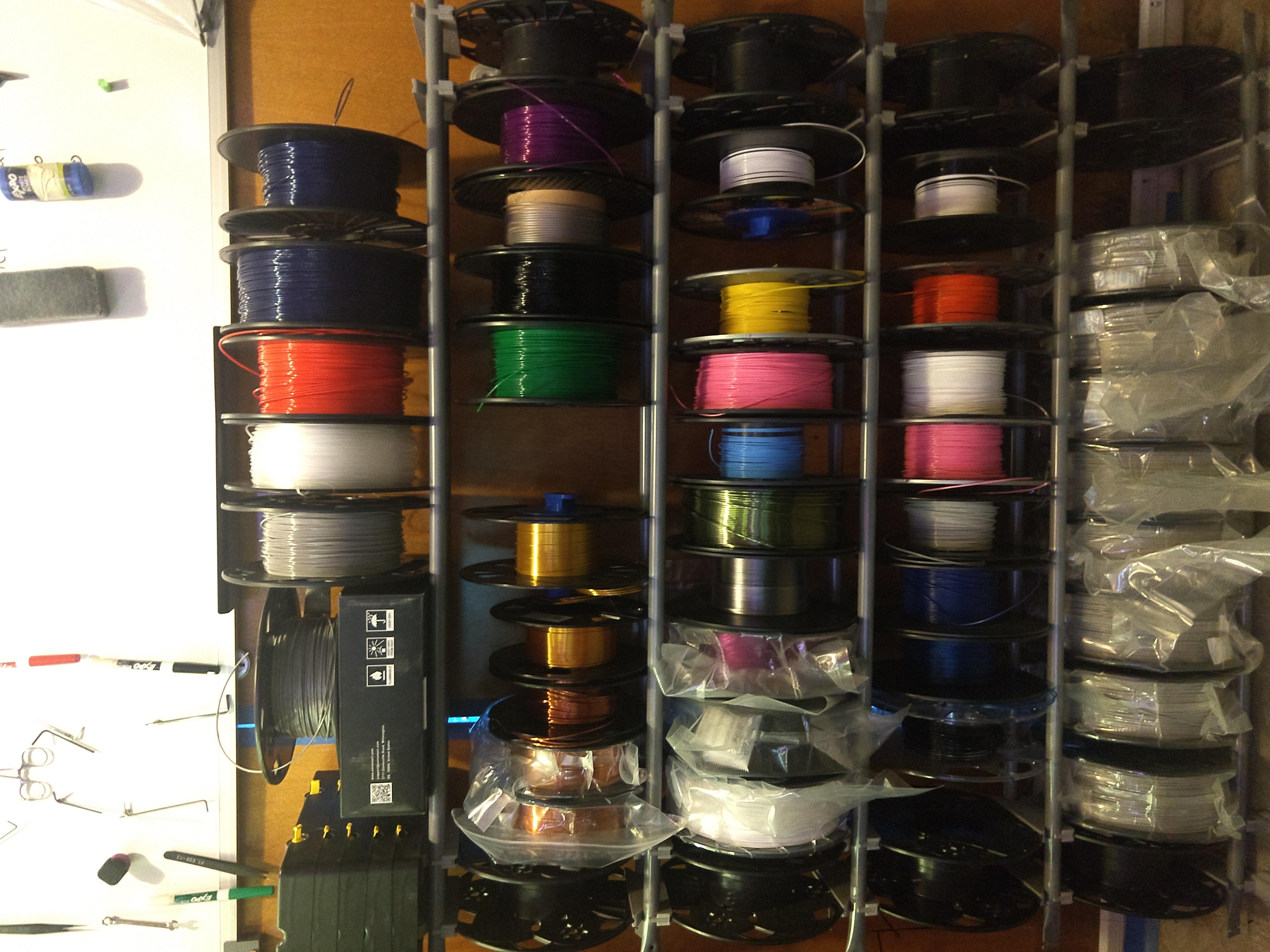 Filament Spool based Filament Spool Storage