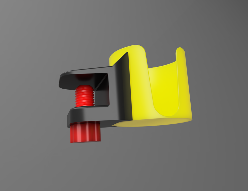 Clamp on Desk Cup Holder Modular Design by Hardline23 Download free