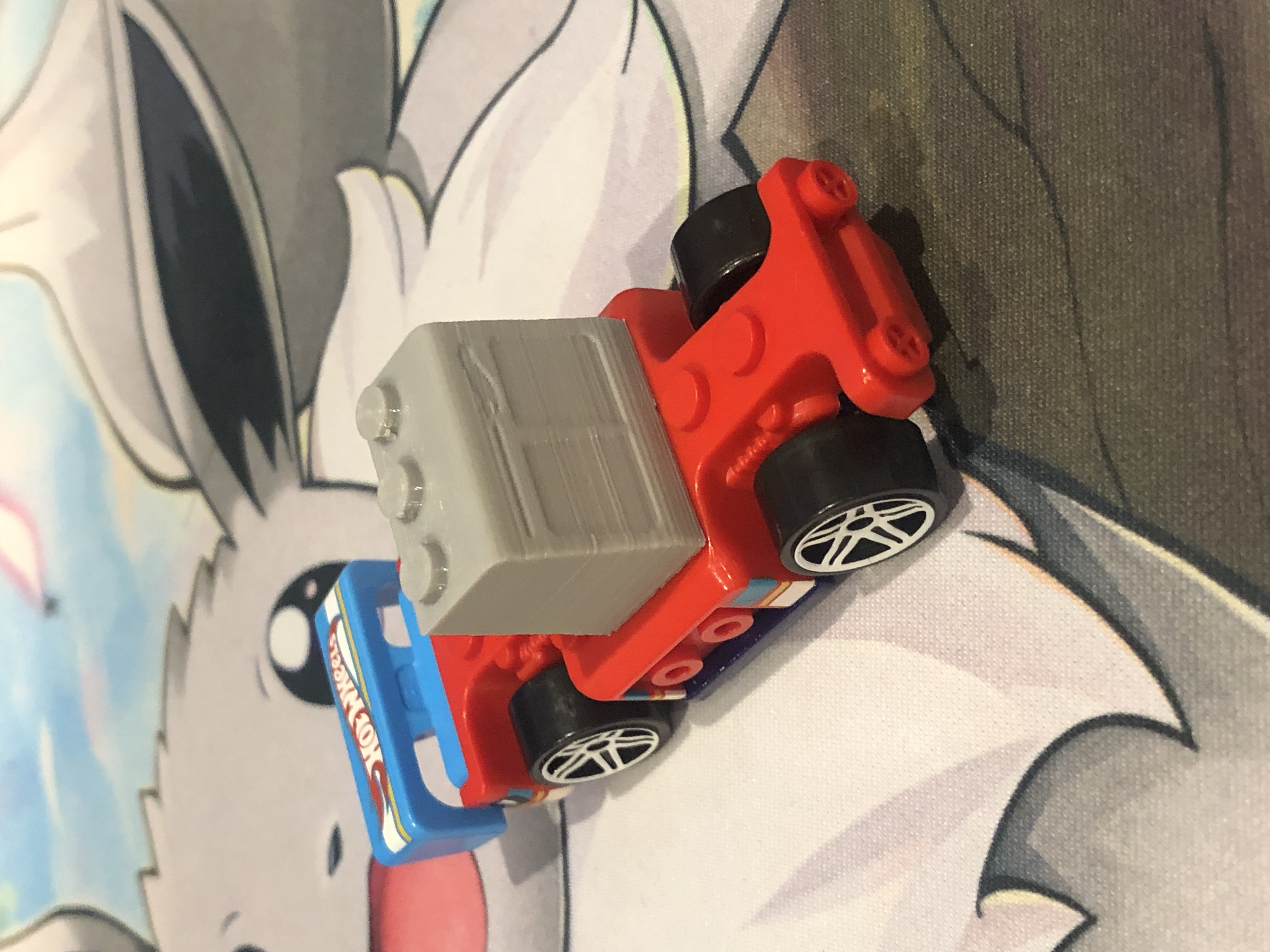HotWheels Brick Car Accessory 1A -- Short simple truck head