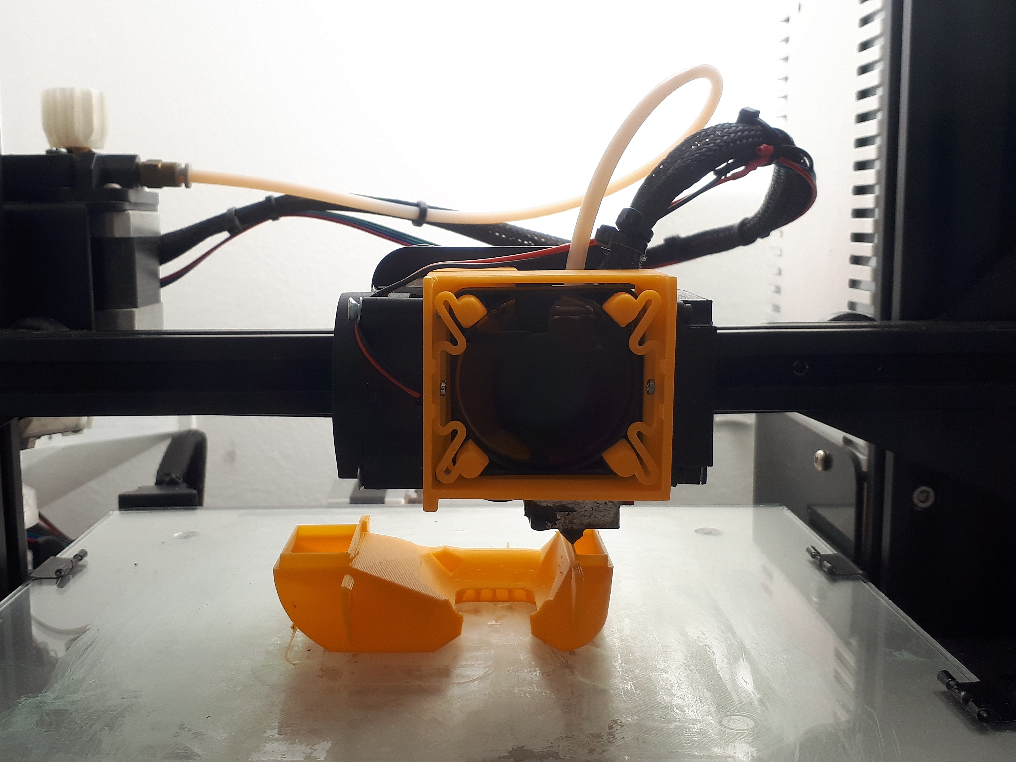Ender 3 dual part cooling fan mount by Tifn Download free STL model