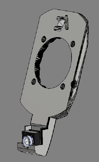 Xol Rapido UHF 3DO Enclosure Camera Mount