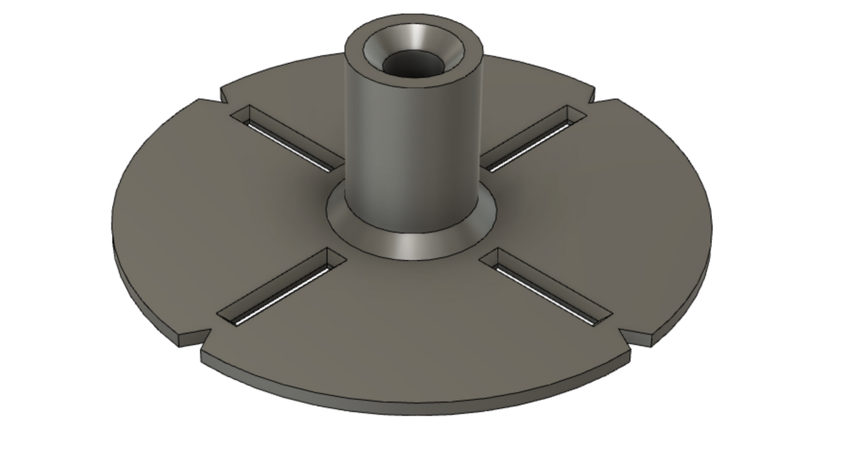 Drill Guid for perpendicular hole Fusion file (F3d) included by