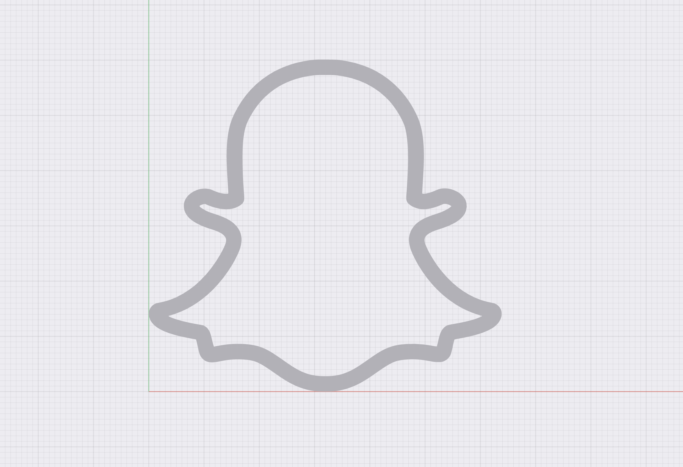 Snapchat Icon by ToxicMaxi | Download free STL model | Printables.com