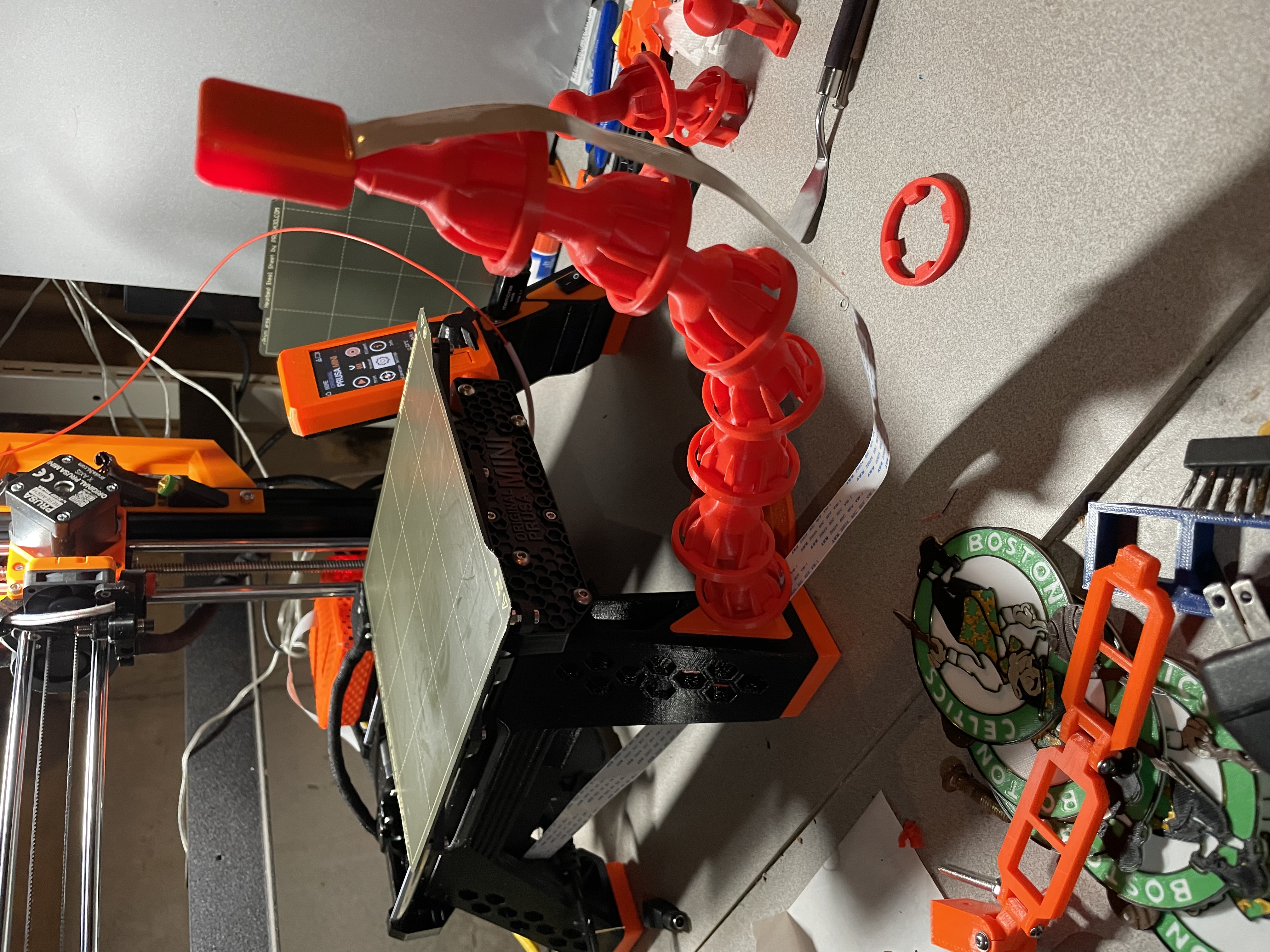 Raspberry PI Camera mount for Flexible webcam mount 3D model thumbnail