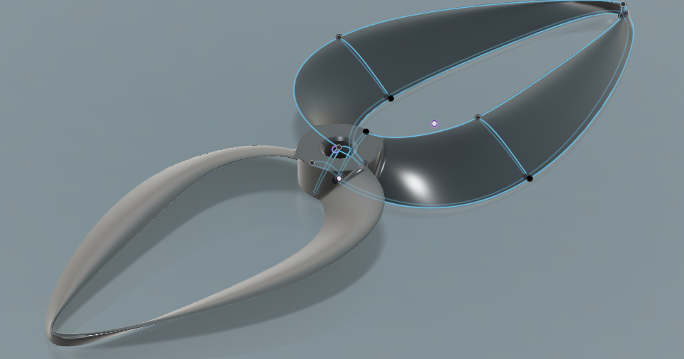 V2 BiLoop or BiBlade Toroidal Propellers for FPV Drone Quadcopter by