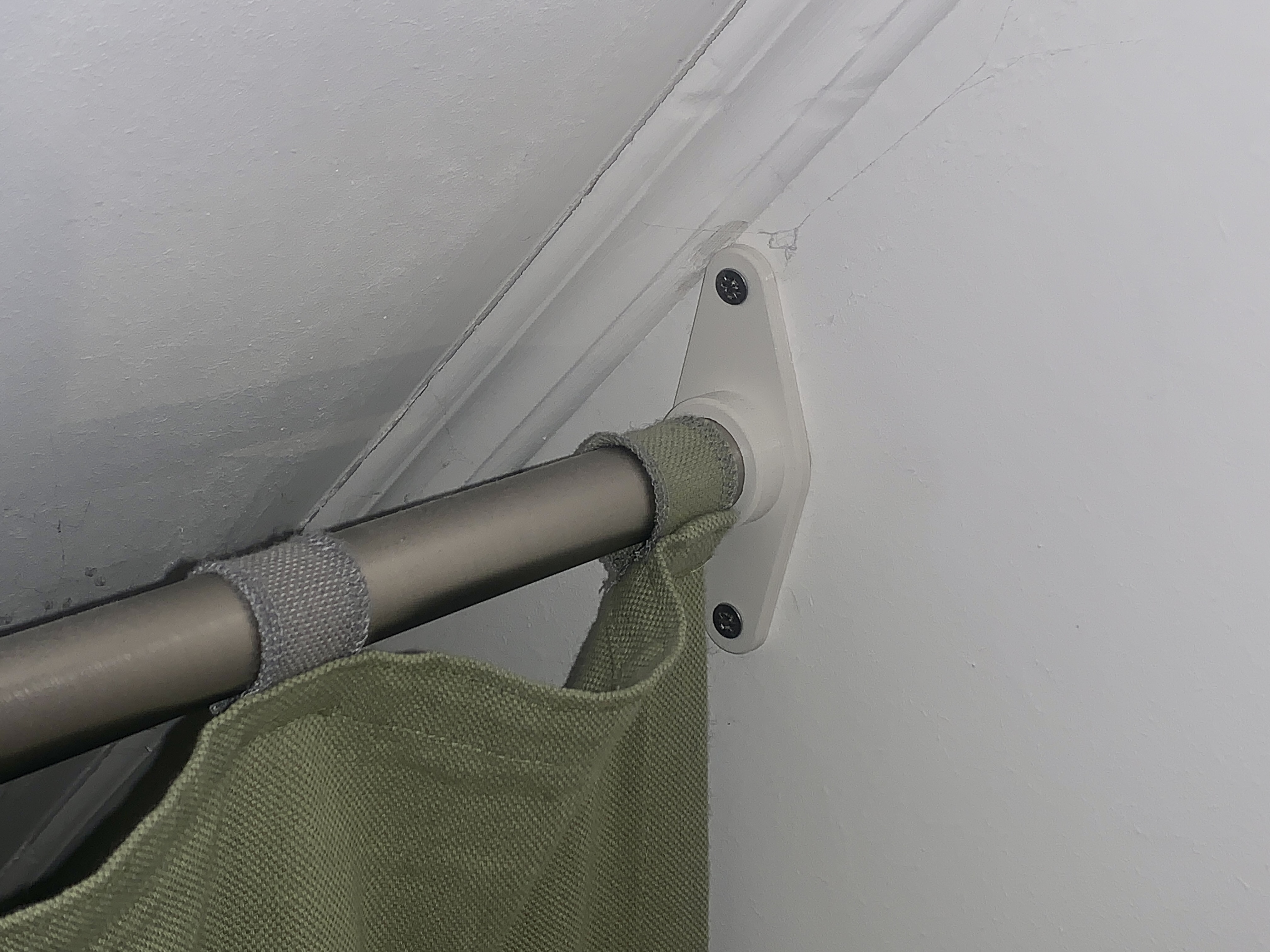 Curtain Rod Mount | with Cornerbracket