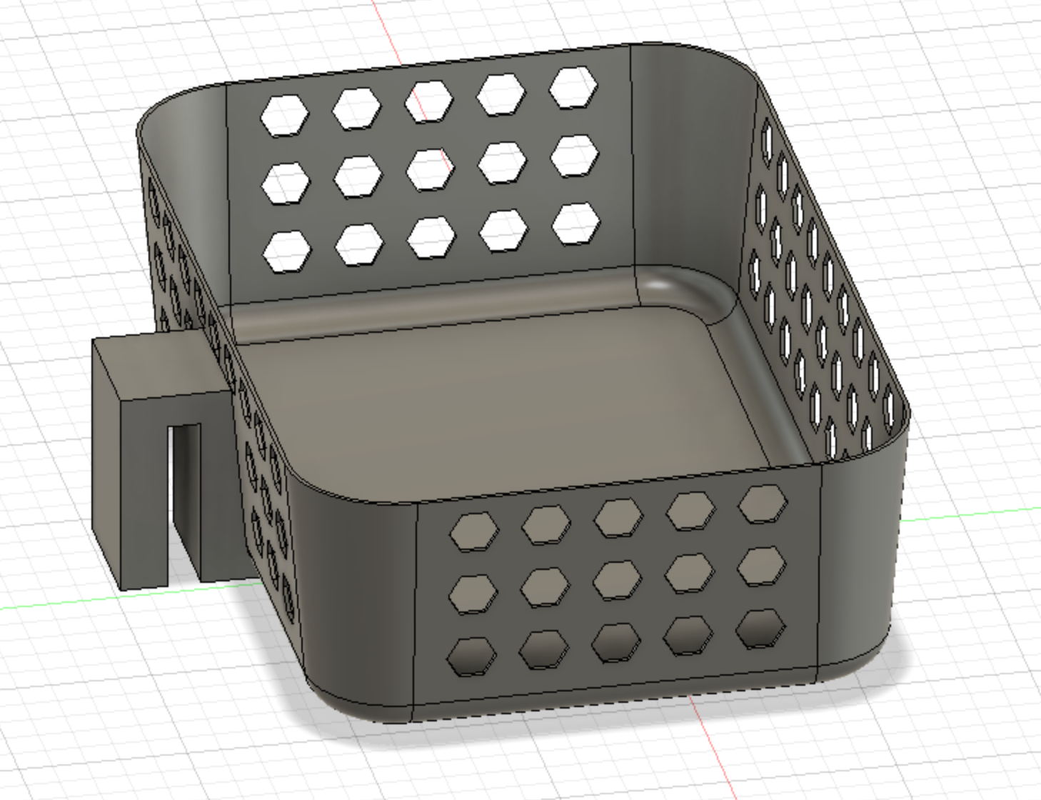 Hang on Basket for Knitting Machine Mast