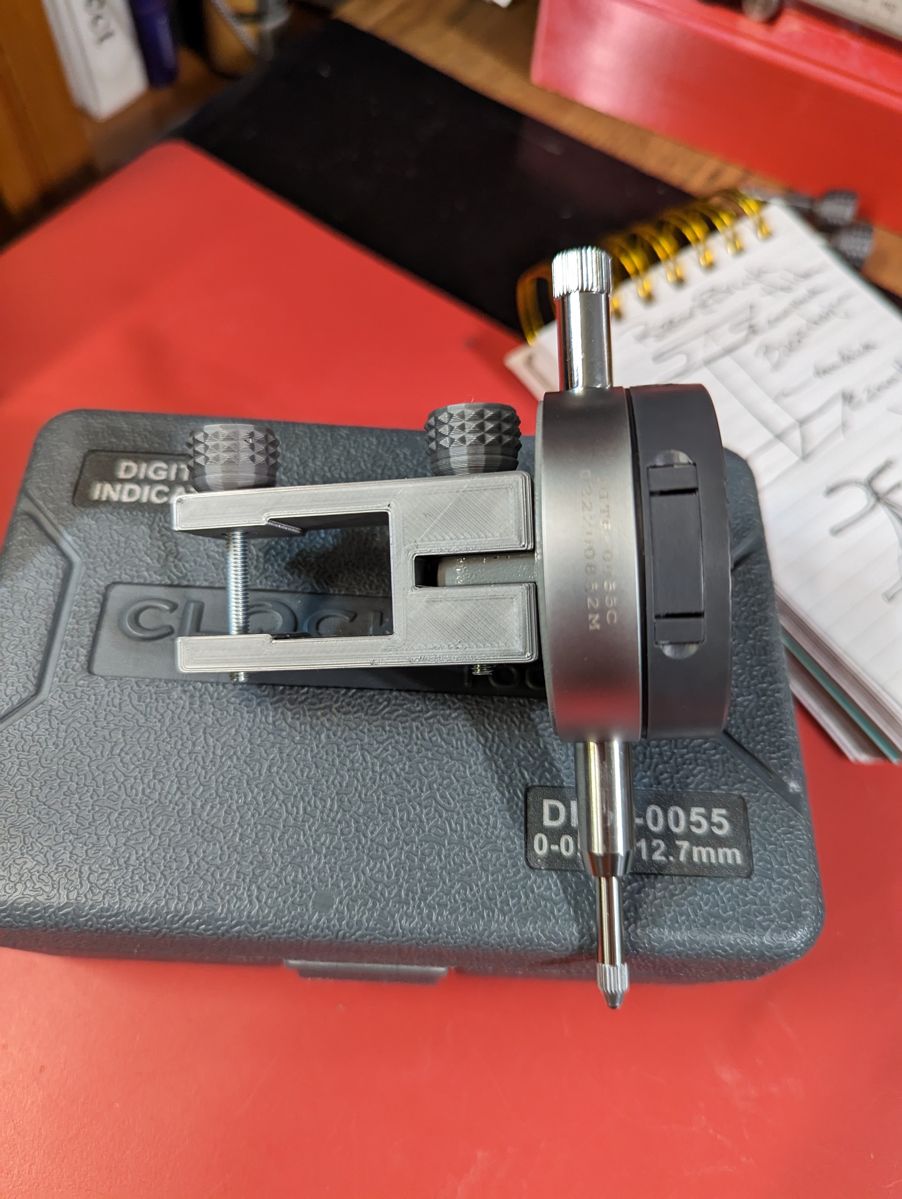 Ender 3 S1 Pro X bar mount for dial / digital indicator