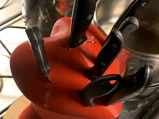 Valentine Knife Block