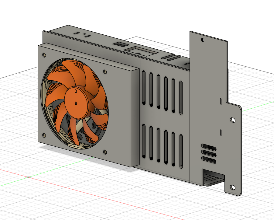 Ender 3 v2 PSU cover with buck converter by N_F_B Download free STL