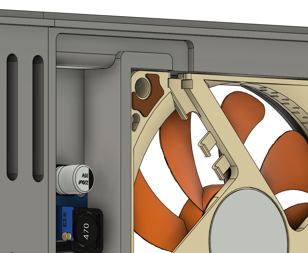 Ender 3 v2 PSU cover with buck converter by N_F_B Download free STL