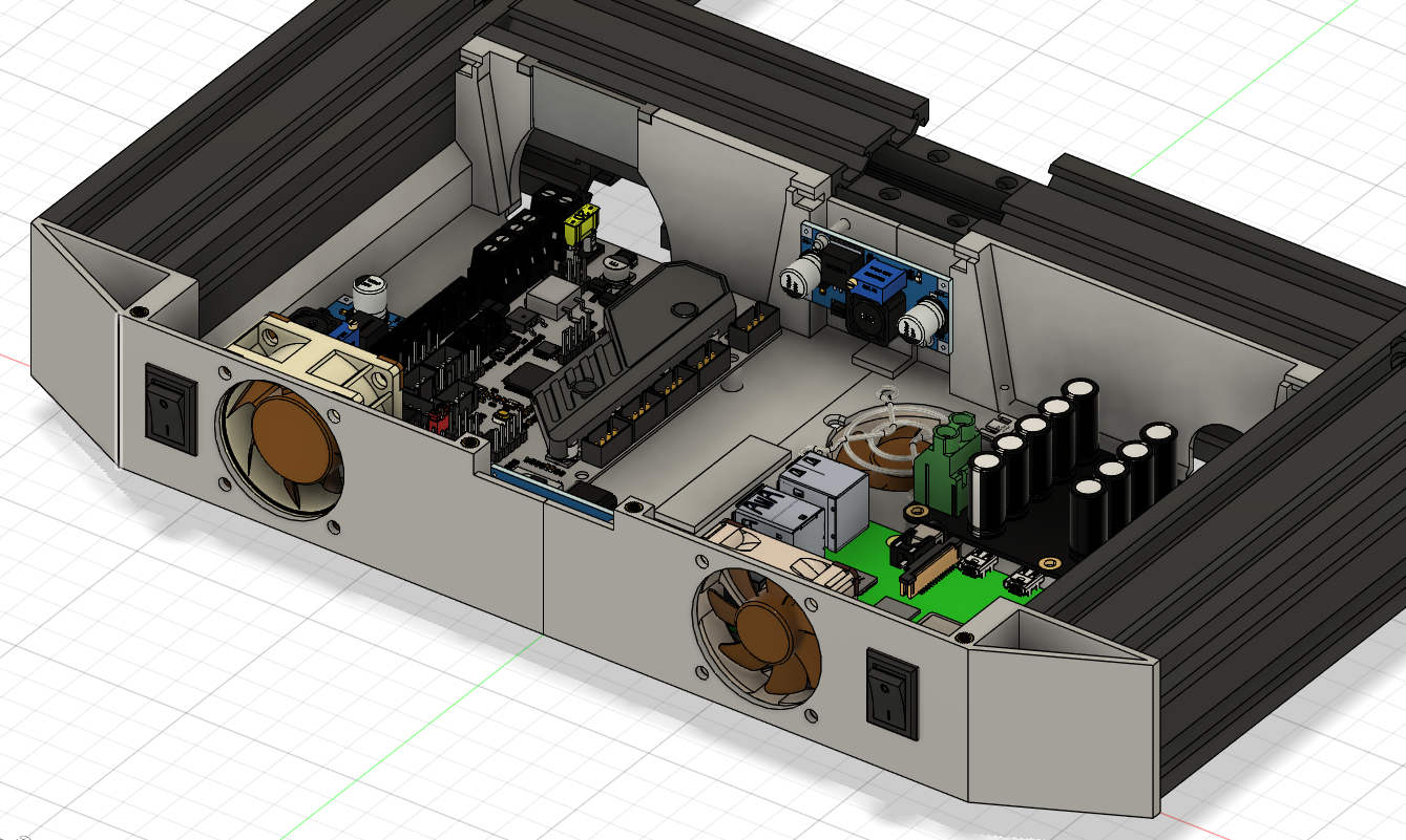 Ender 3 v2 front electronics UPDATED