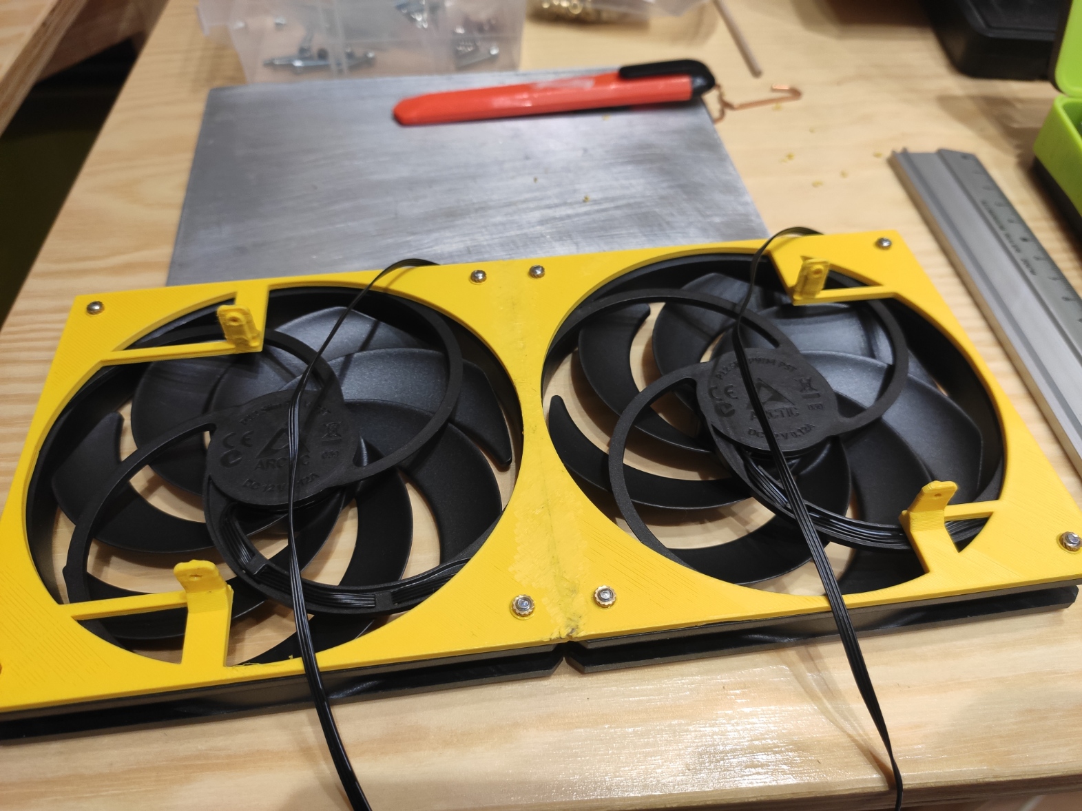 MSI Mech 2x Fan shroud mod