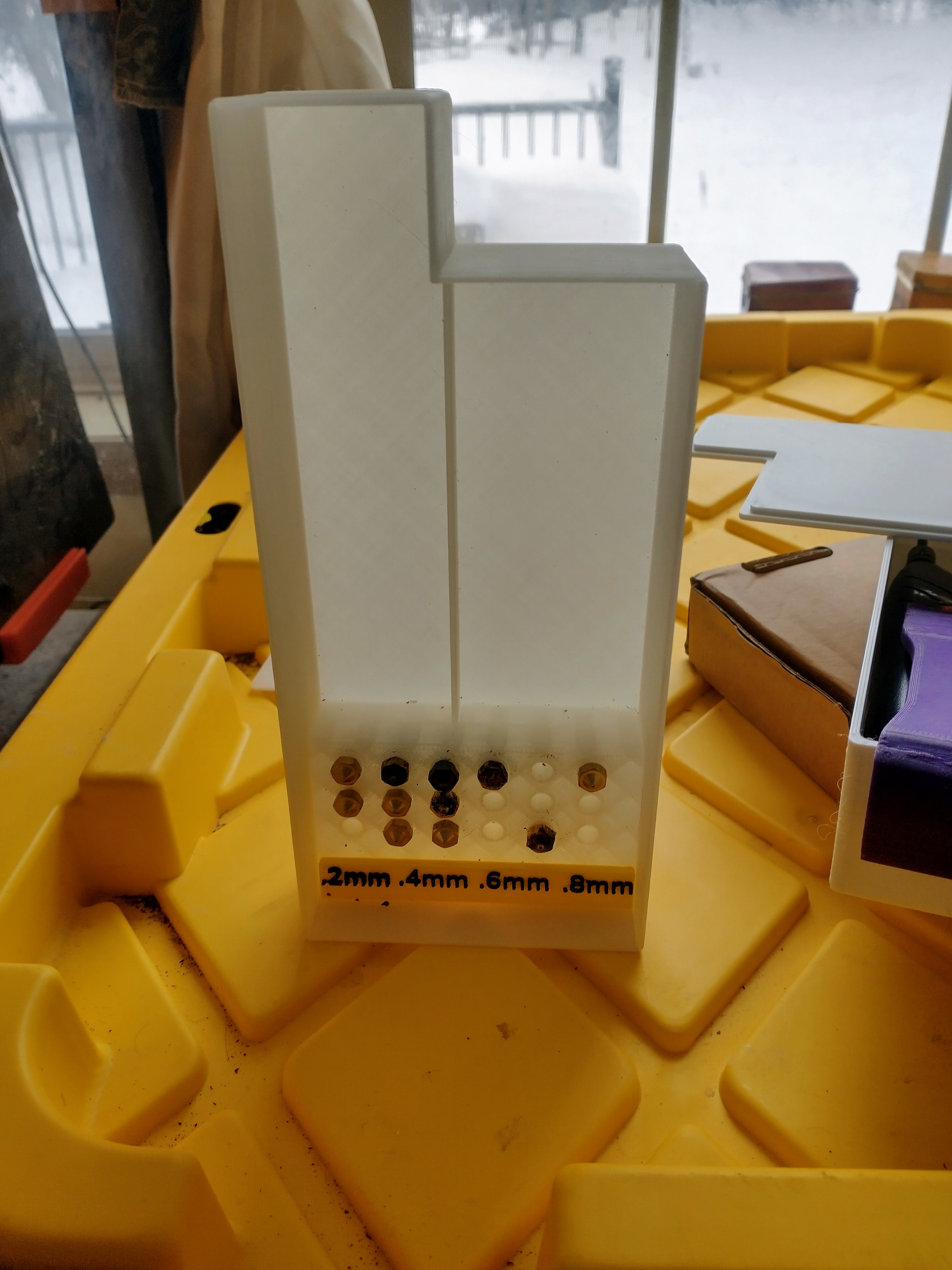 Nozzle and Storage Box and Cover plus SD Card holder and Tool Storage