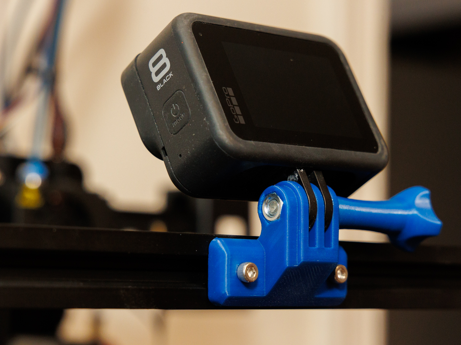 GoPro Mount for 2020 Extrusion/3D Printer