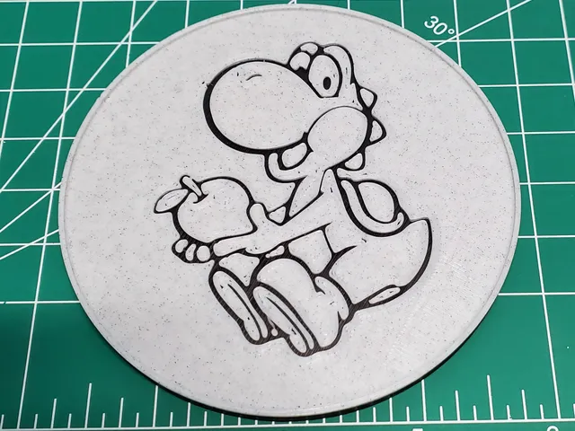 Yoshi Themed Coasters