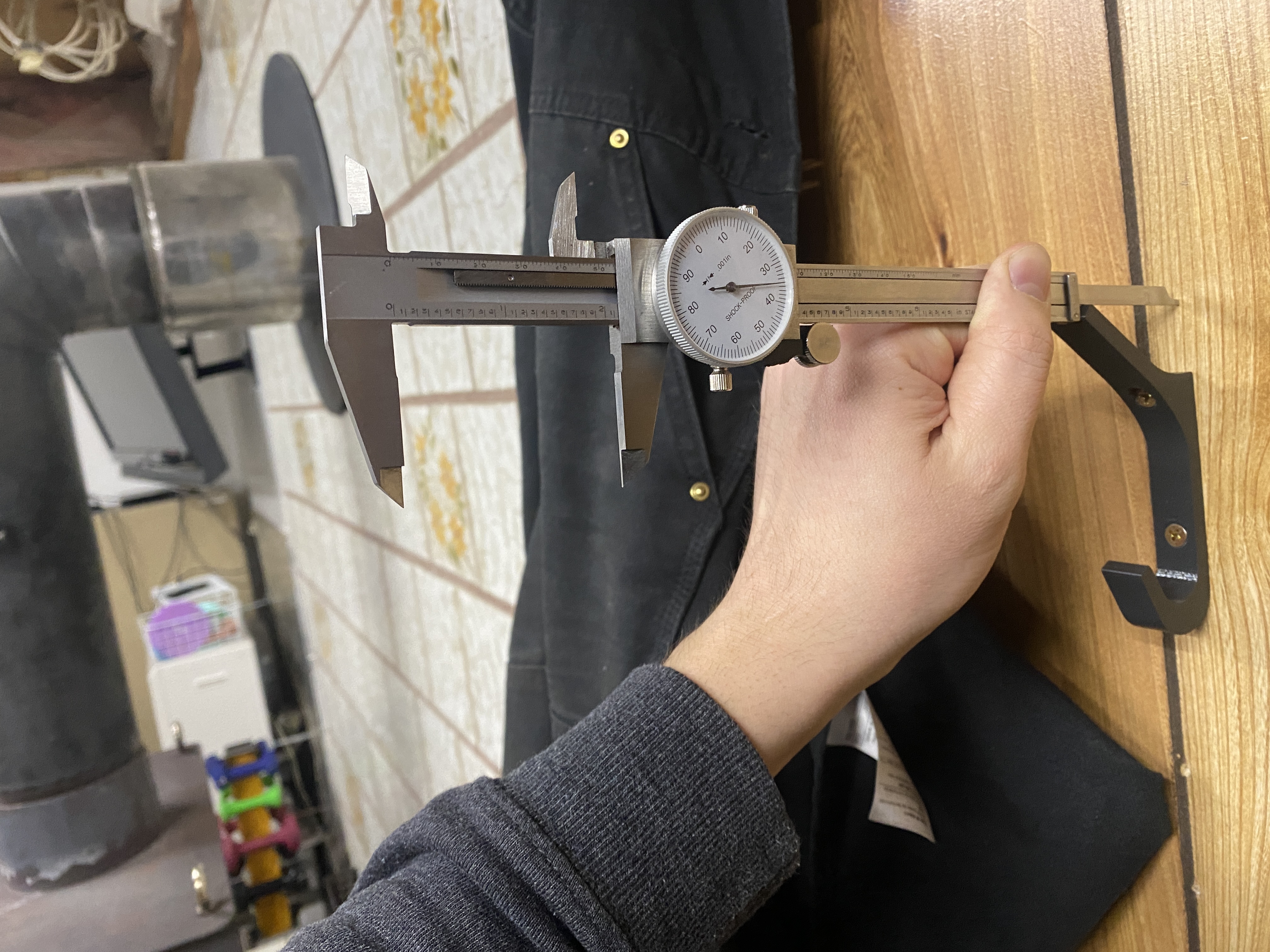 Coat Hook: Radius, #8 screw holes, longer, bigger