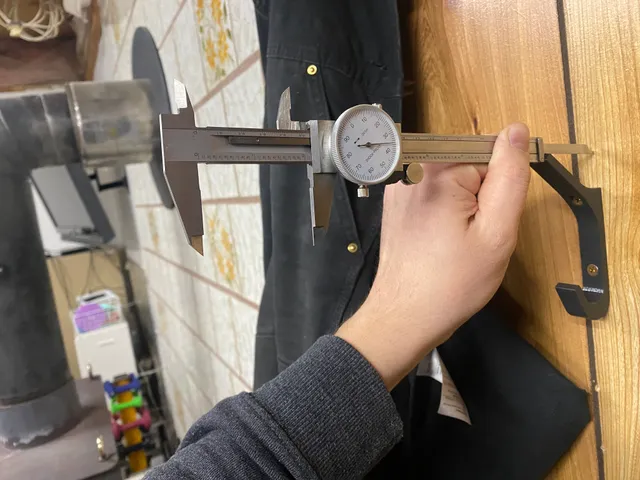 Coat Hook: Radius, #8 screw holes, longer, bigger