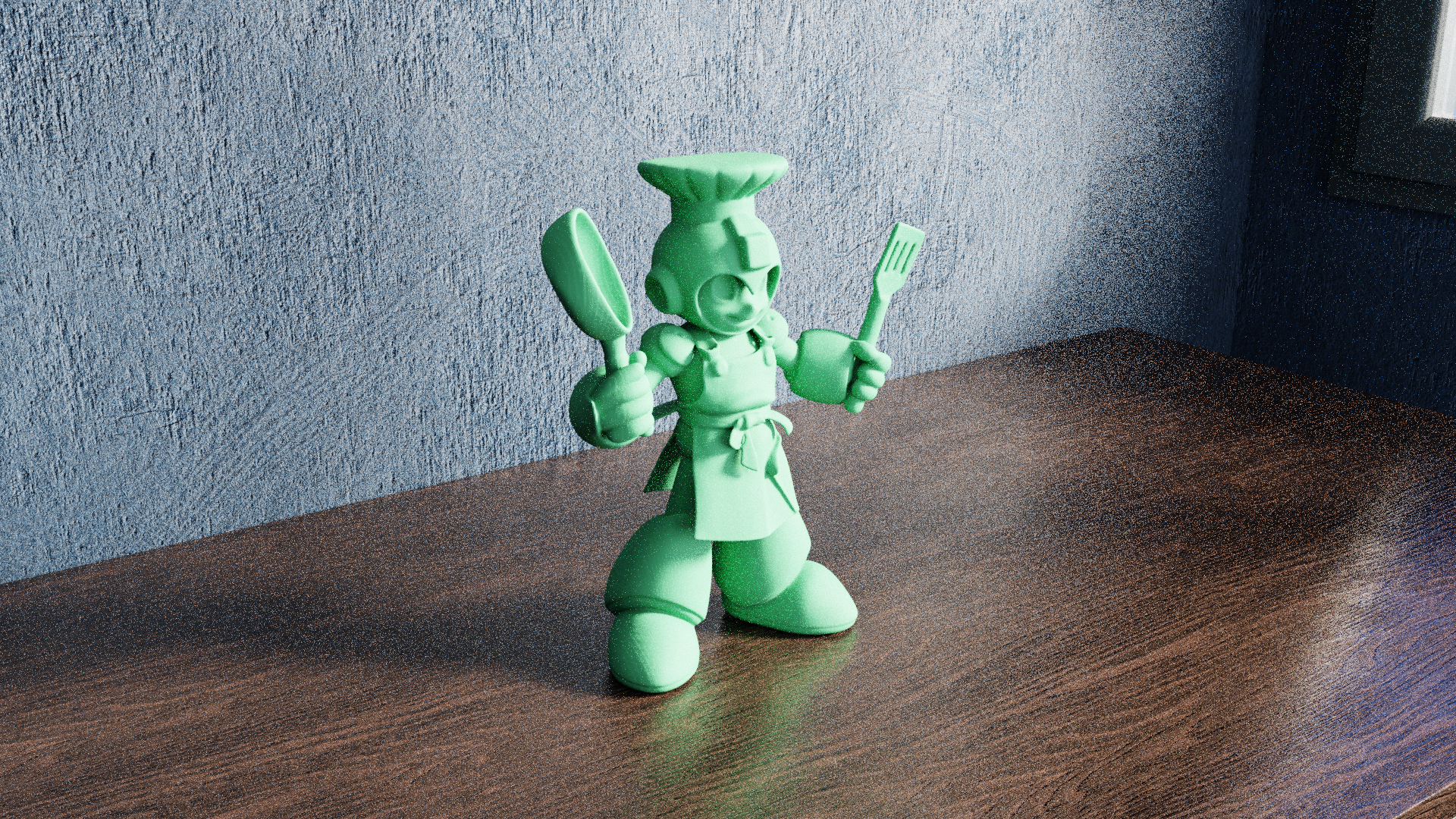 Miniatura 7 do modelo 3D Chef Megaman
