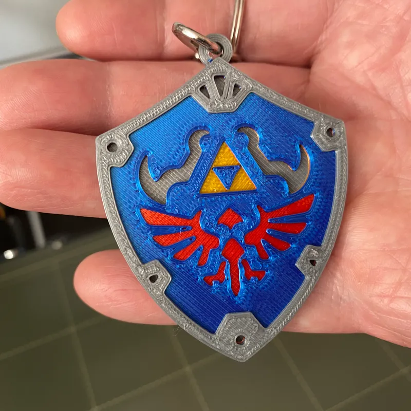 Legend of Zelda Shield Keychain: Gifts & Collectibles — FairyGlen