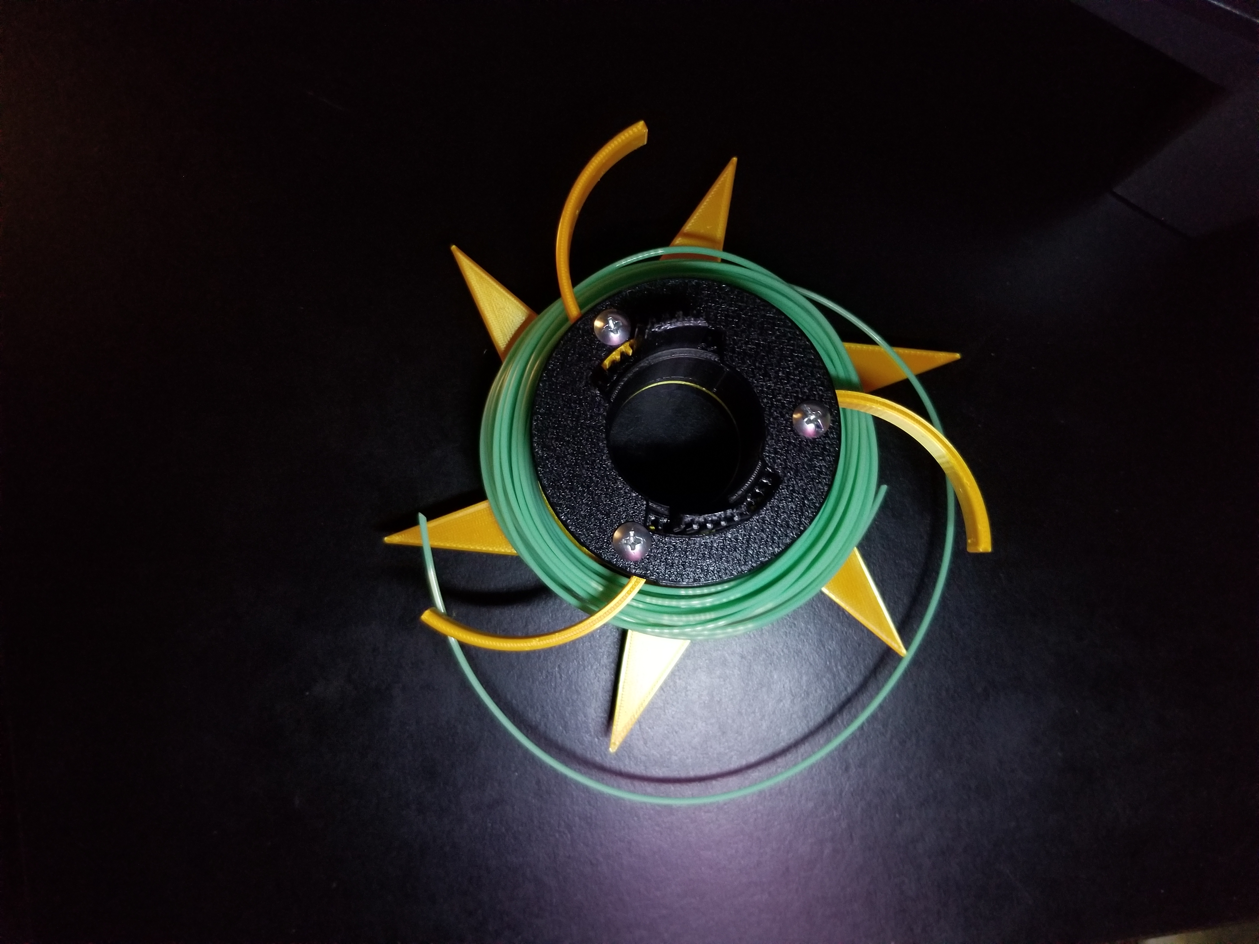 Remix of my Sample Filament Spool  - Arms Open with a Twist