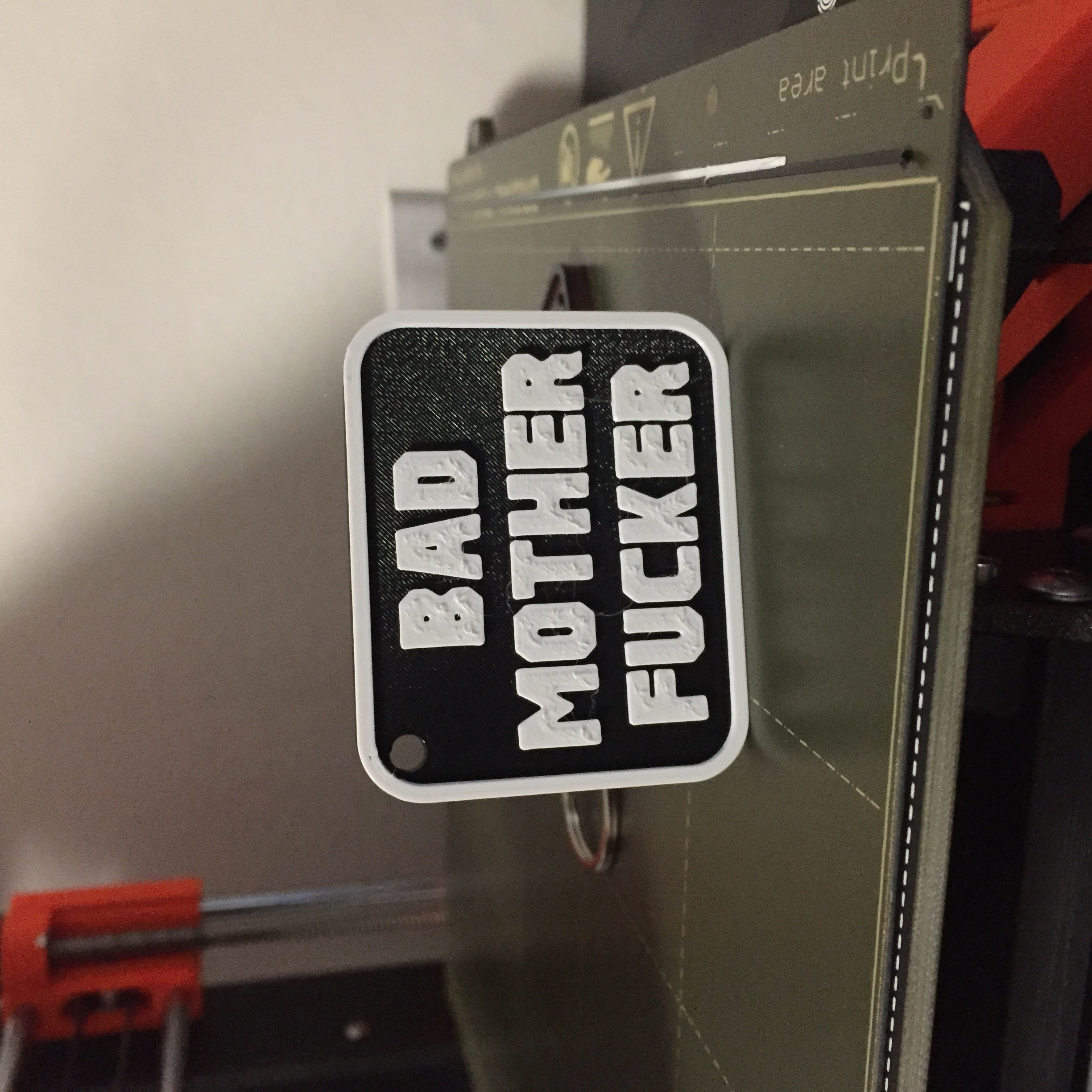 Keychain bad mother fu**er