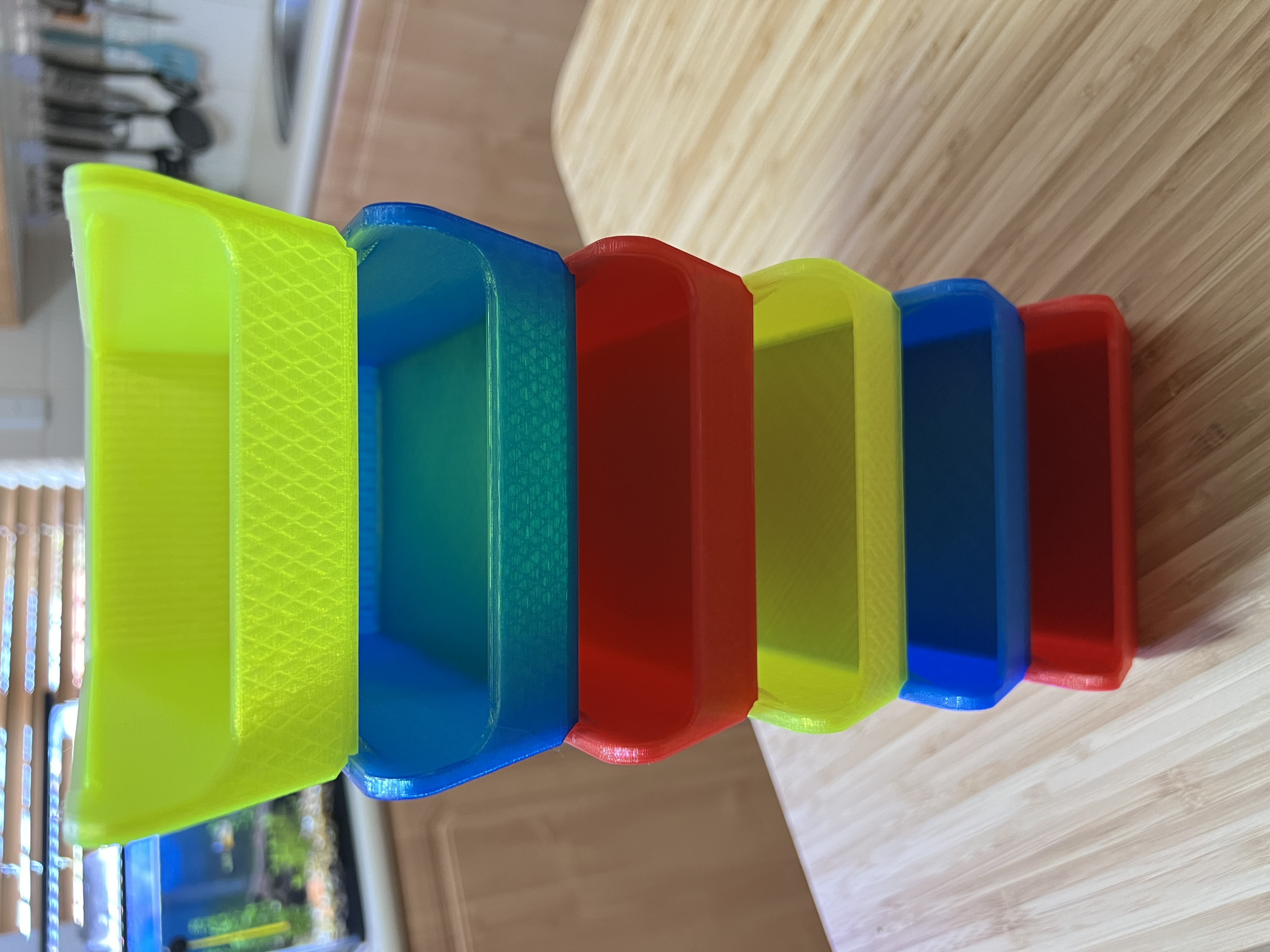 Miniatura 3 do modelo 3D Stackable Interlocking Trays