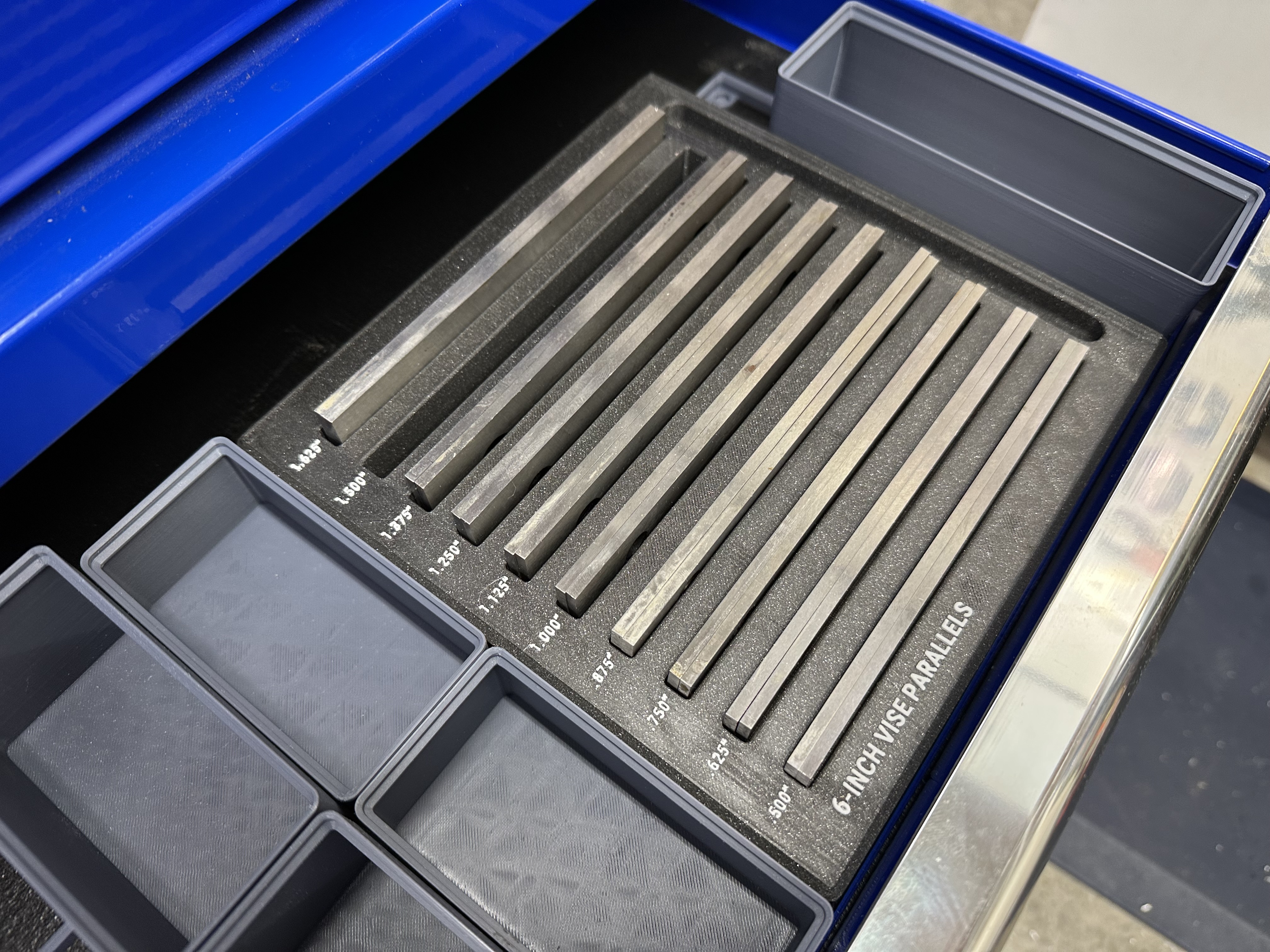 Gridfinity Parametric CNC Parallel Storage